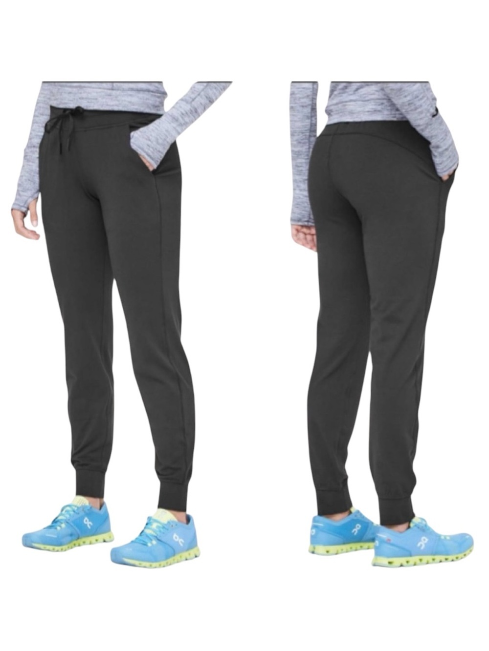Lululemon Ready To Rulu Pant 6 Joggers Pockets Black Stretch Soft Lightweight